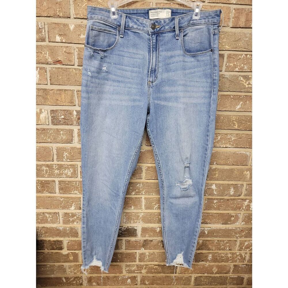 Abercrombie and Fitch Curve Love Ankle Jean High Rise, Women's 31/12R